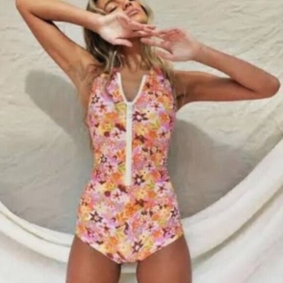 Stone Fox Swim Other - Stone Fox Rafa One  Piece Swimsuit-Retro Pop-XS-NWT